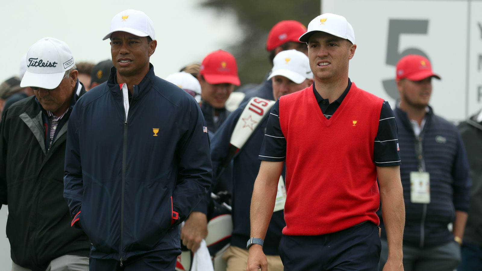 Presidents Cup Tiger Woods Justin Thomas To Lead Out Team Usa Golf News Sky Sports