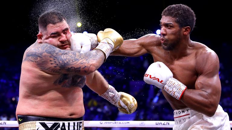 Highlights from Anthony Joshua's win over Andy Ruiz Jr in Saudi Arabia which saw him reclaim the IBF, WBA and WBO titles