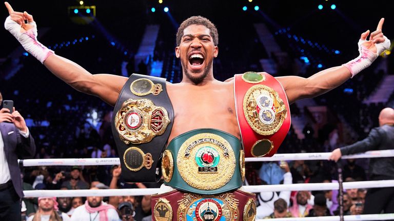 Sky Sports ha mostrado cada pelea de la carrera profesional de Anthony Joshua exclusivamente en vivo