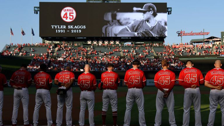Skaggs was found to have a toxic mix of alcohol and the painkillers fentanyl and oxycodone in his body