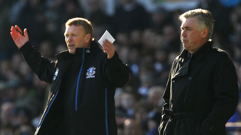 Both David Moyes and Carlo Ancelotti are in the running for the Everton job