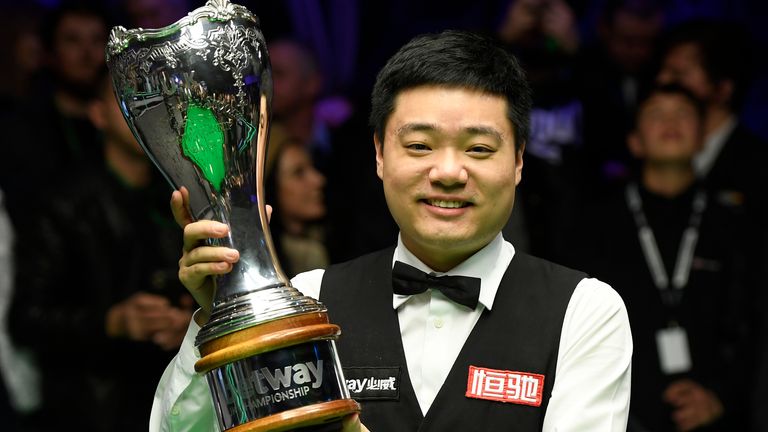 Ding Junhui won the UK Championship last year