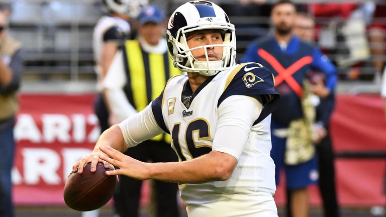 Rams quarterback Jared Goff