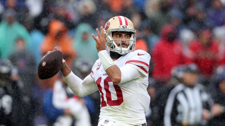 Jimmy Garoppolo had a solid but unspectacular day
