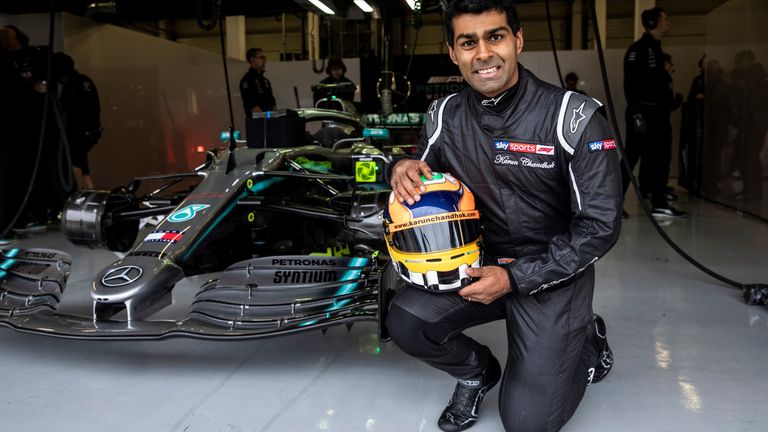 Part one: Karun Chandhok gets a rare opportunity to drive Mercedes' 2019 W10