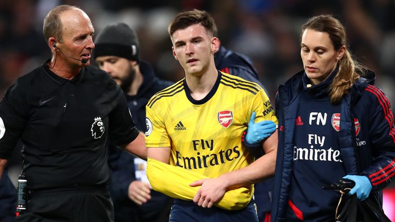 Kieran Tierney tuvo que someterse a una operación de hombro