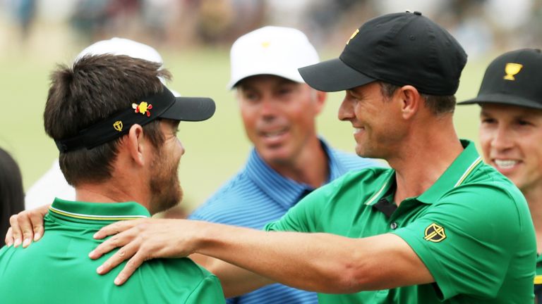 Scott (right) is hoping to feature in an International victory on home soil