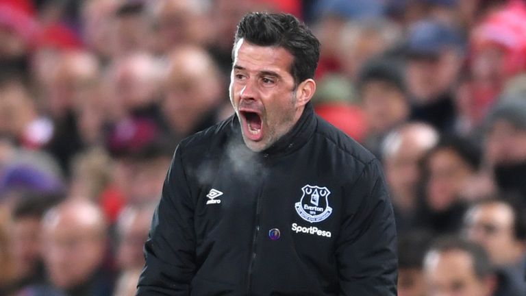 Marco Silva's position is in jeopardy with Everton now in the Premier League relegation zone