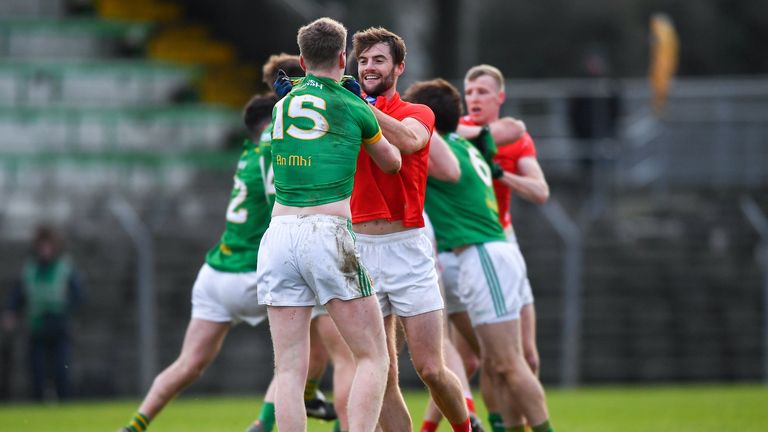Both sets of players got up close and personal in the preseason tie