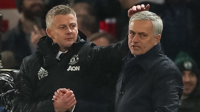 Solskjaer got the better of former United manager Jose Mourinho on Wednesday