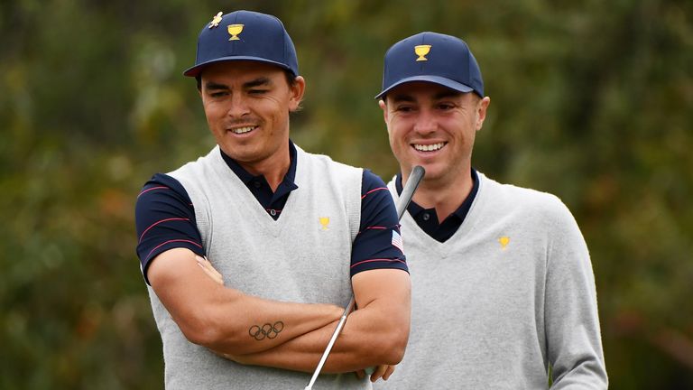 Justin Thomas and Rickie Fowler have been busy on the course