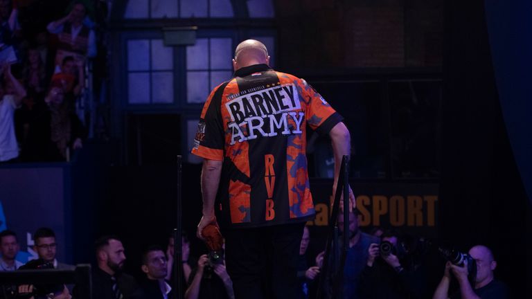 Raymond van Barneveld is likely to get a rapturous reception on Saturday night when he takes on Michael Smith (Image: PDC)