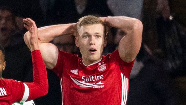 Neil Lennon says Sam Cosgrove's 'full-blooded challenge' set himself up for trouble