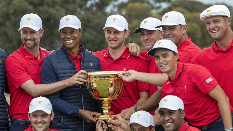 Royal Melbourne Golf Club'da 2019 Presidents Cup'ın dördüncü ve son gününden aksiyonun en iyilerine bir bakış.