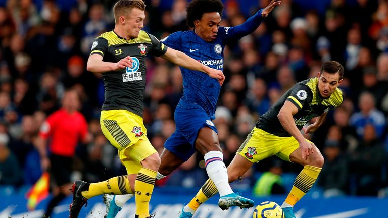 Chelsea lost at home to Southampton