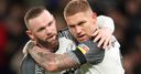 Rooney registers debut assist in Derby win