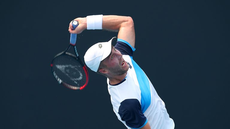 Broady played Ilya Ivashka of Belarus in the qualifier on January 14 at Melbourne Park