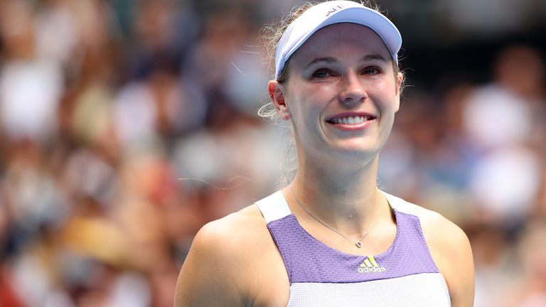 Wozniacki derramó algunas lágrimas después de que fue eliminada del Abierto de Australia