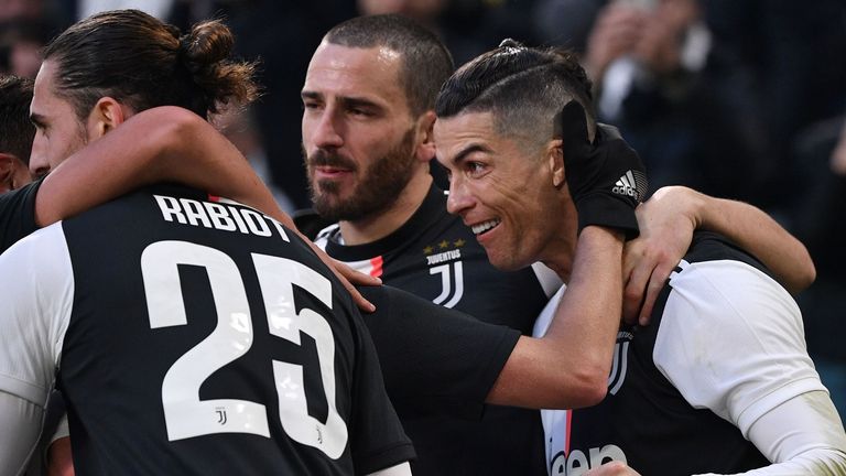 Ronaldo Hits First Juve Hat Trick Zlatan Back Seria A 06