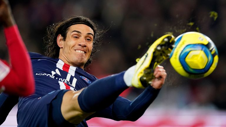 Cavani is expected to leave Paris Saint-Germain at the end of the season