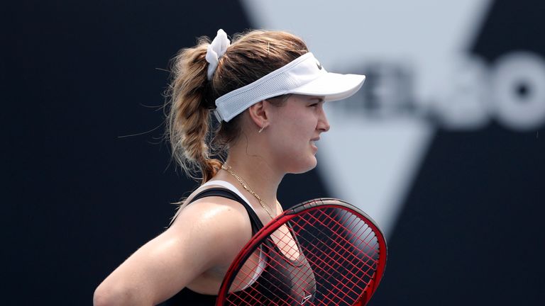 Eugenie Bouchard left her match complaining of a sore chest, before returning to win