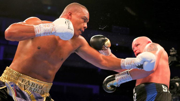 Fabio Wardley is targeting the English heavyweight title