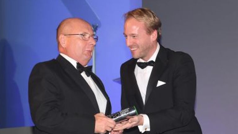 Andy Holt (L) launched a Twitter tirade against Liverpool