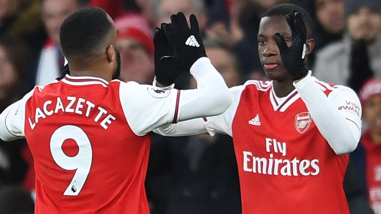 Arteta introduced Eddie Nketiah for the final 16 minutes against Sheffield United