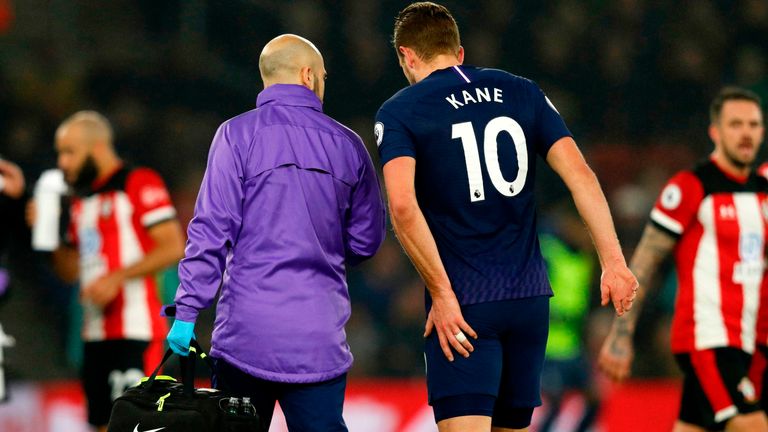 Harry Kane needed surgery after rupturing a tendon in his left hamstring at Southampton