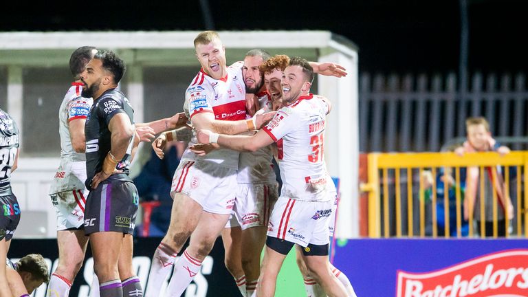 Hull KR celebrate their win