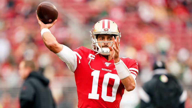 Jimmy Garoppolo is playing his third season in San Francisco