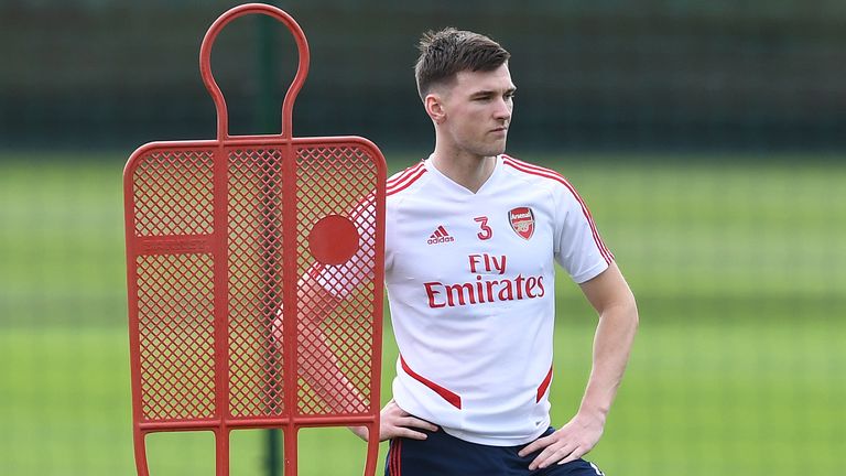 Kieran Tierney covered the most distance out of all the players in the tracking app