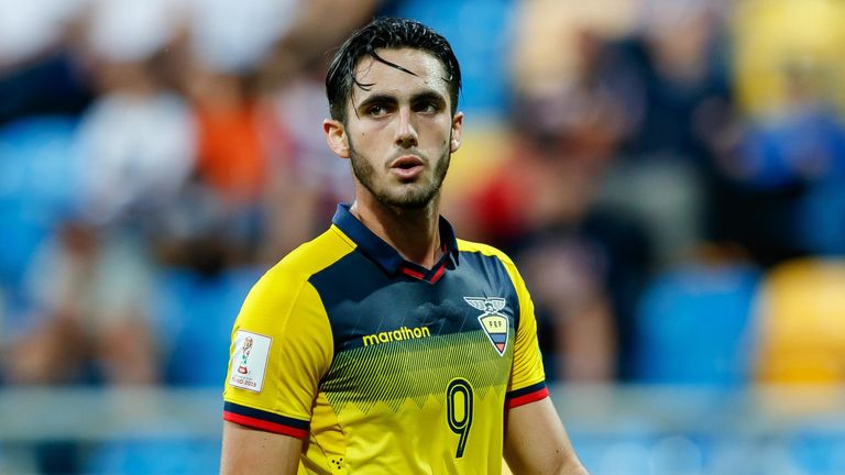 Leonardo Campana in action for Ecuador during the 2019 FIFA U-20 World Cup