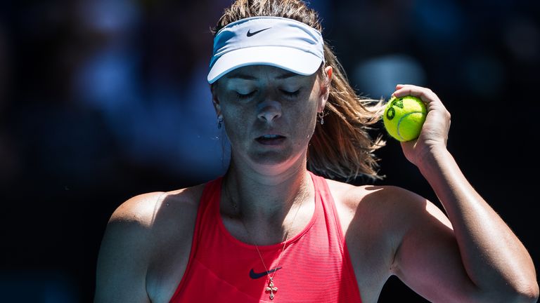 Maria Sharapova needed a wild card to play at Melbourne Park, where she won the title in 2008