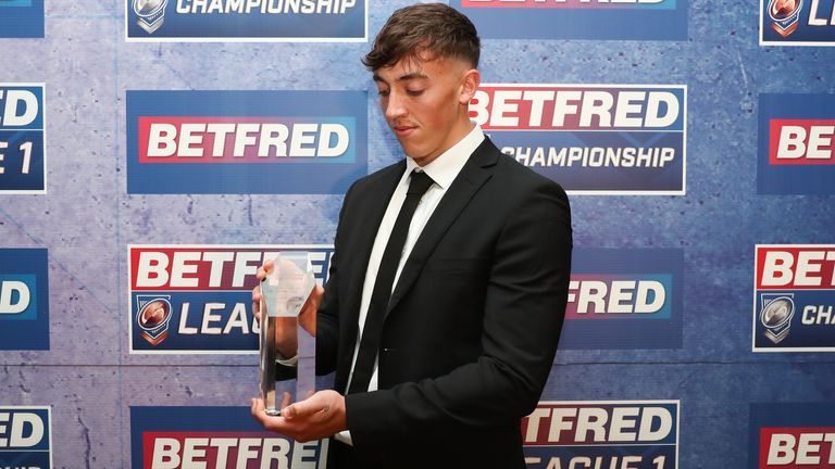 Matty Ashton de Warrington fue nombrado joven jugador del año del Campeonato en 2019