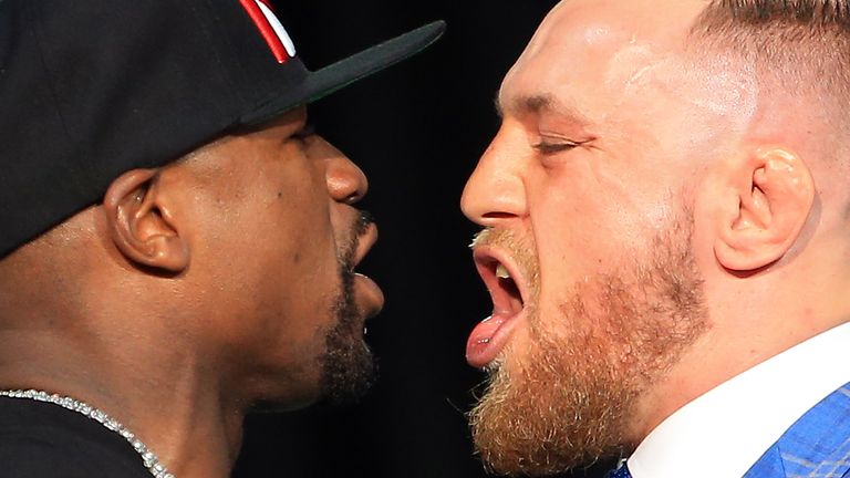 Mayweather and McGregor met in a cross-sport fight in 2017