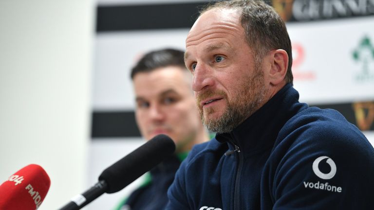 Catt was speaking to media at Ireland's Friday press conference