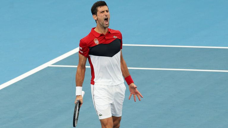 Djokovic inspired Serbia to victory in the ATP Cup final winning both the singles and doubles