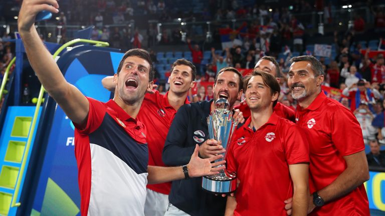 Novak Djokovic inspired Serbia to ATP Cup glory against Spain