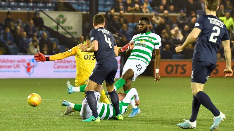 Edouard had the chance to break the deadlock when he fired wide