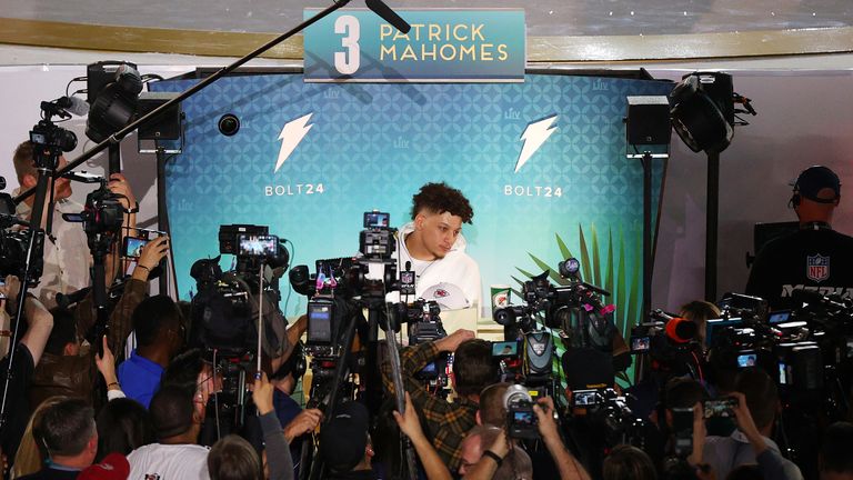 Mahomes garnered plenty of media attention