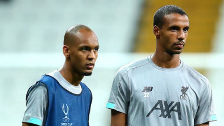 Fabinho and Joel Matip both returned to training on Wednesday