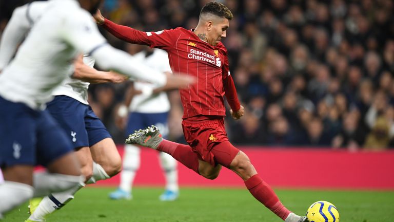 Roberto Firmino has scored seven goals for Liverpool this season