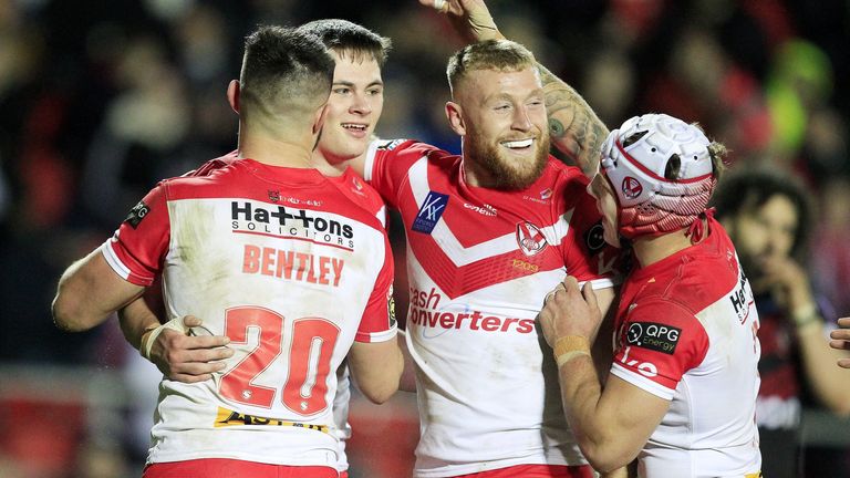 Highlights from the Totally Wicked Stadium as St Helens started the defence of their Super League title with a thumping 48-8 win over Salford