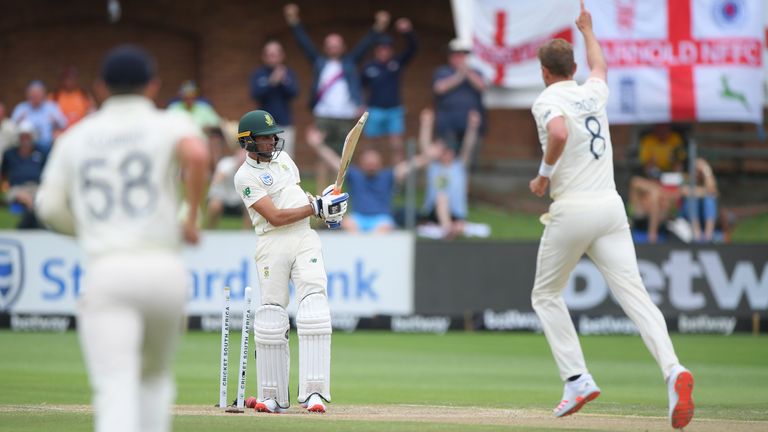 Broad took three wickets as England ran riot
