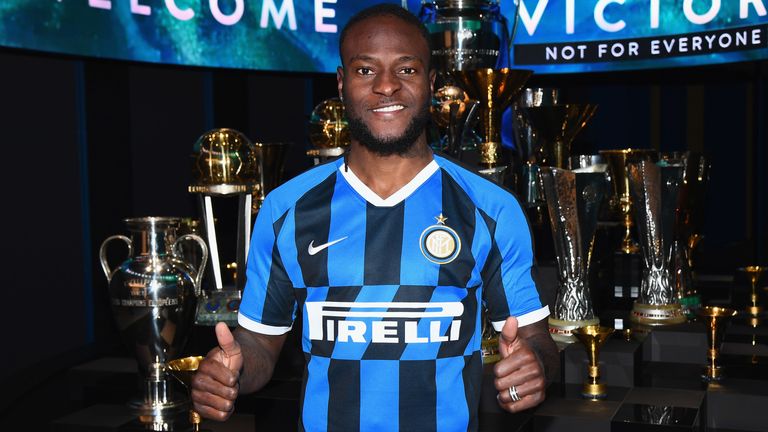 Victor Moses was a Premier League winner with Antonio Conte in 2017 at Chelsea