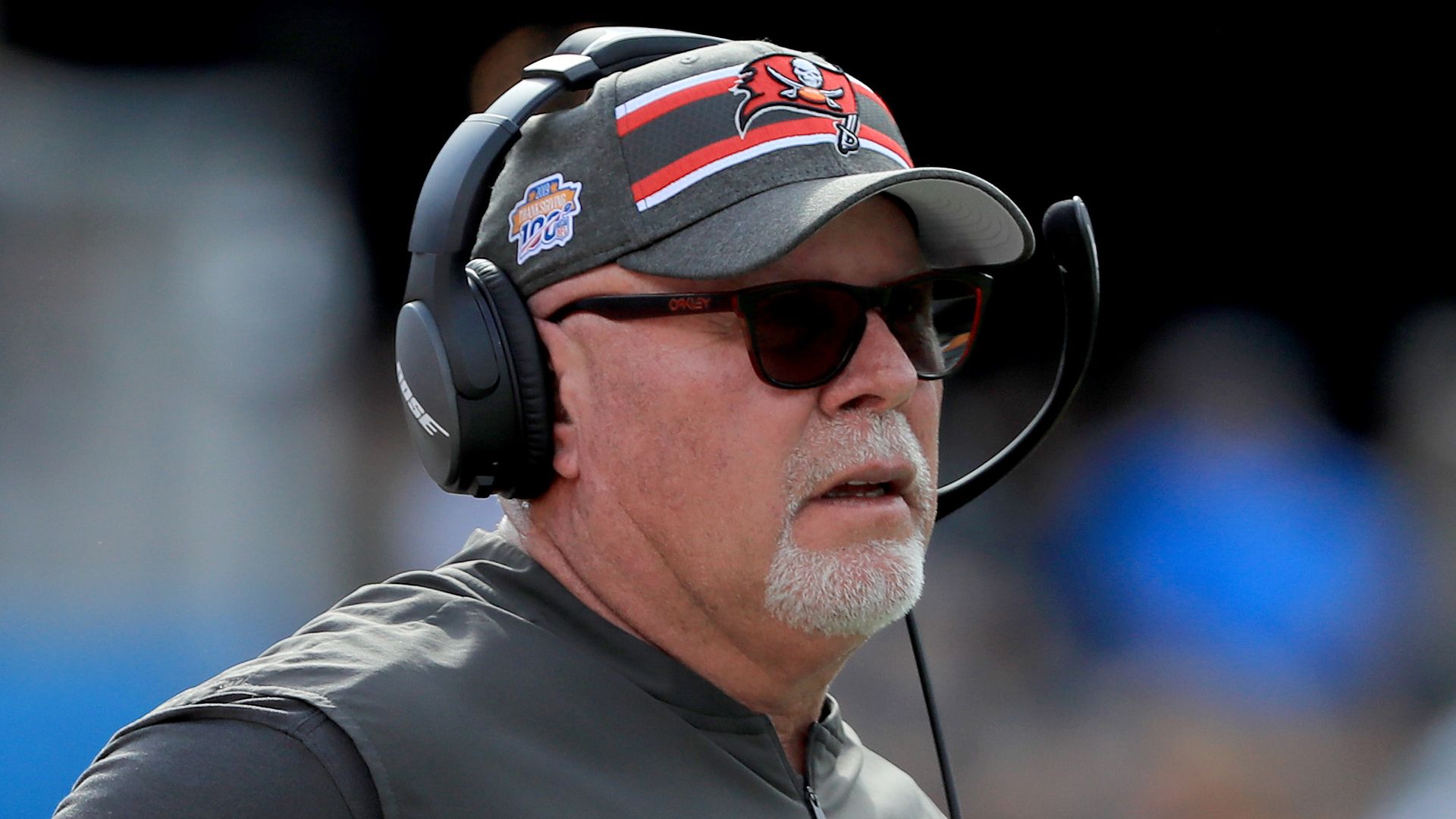 Bucs' Arians says 'no chance' he'll coach from box