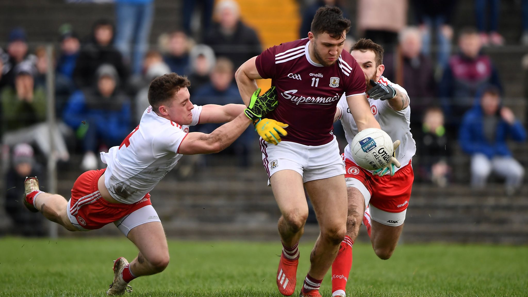 National Football League Galway Run Riot Against 13 Man Tyrone