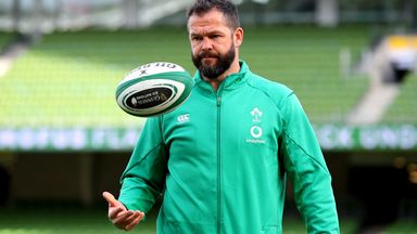 Ireland's head coach Andy Farrell has guided his new side to two Six Nations wins from two