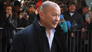 Eddie Jones was unimpressed with the reception England received when they arrived at Murrayfield